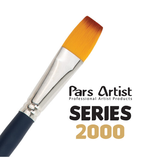 پارس ارتیست قلمو تخت مو زبر ( طبیعی ) کد 2000