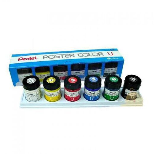 پنتل- گواش 6 رنگ
