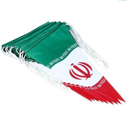 نواس - ریسه پرچم ایران 4.5 متری پارچه ای 126-5