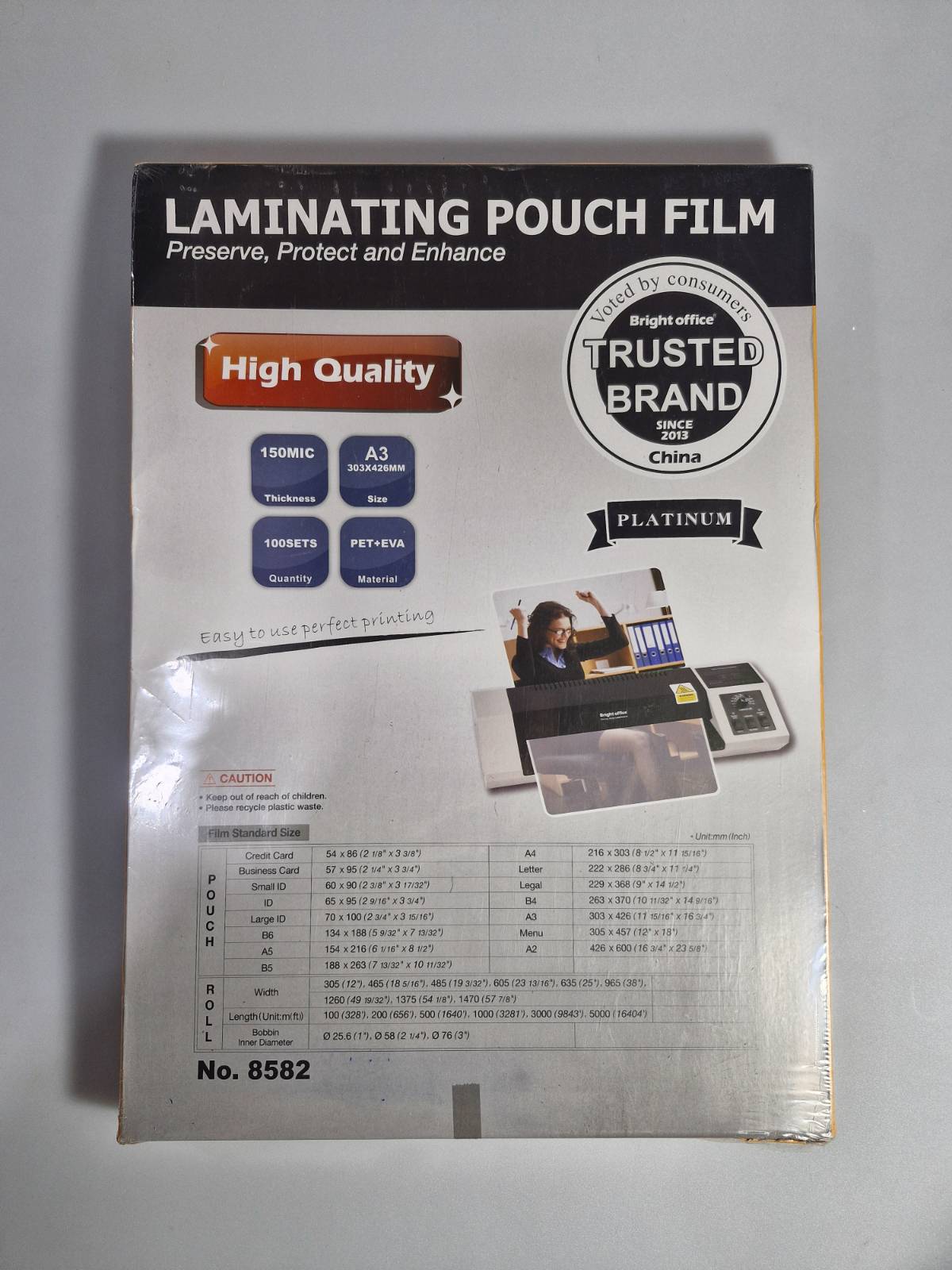 برایت افیس - طلق لمینت 150 میکرون A3 کد 120-5