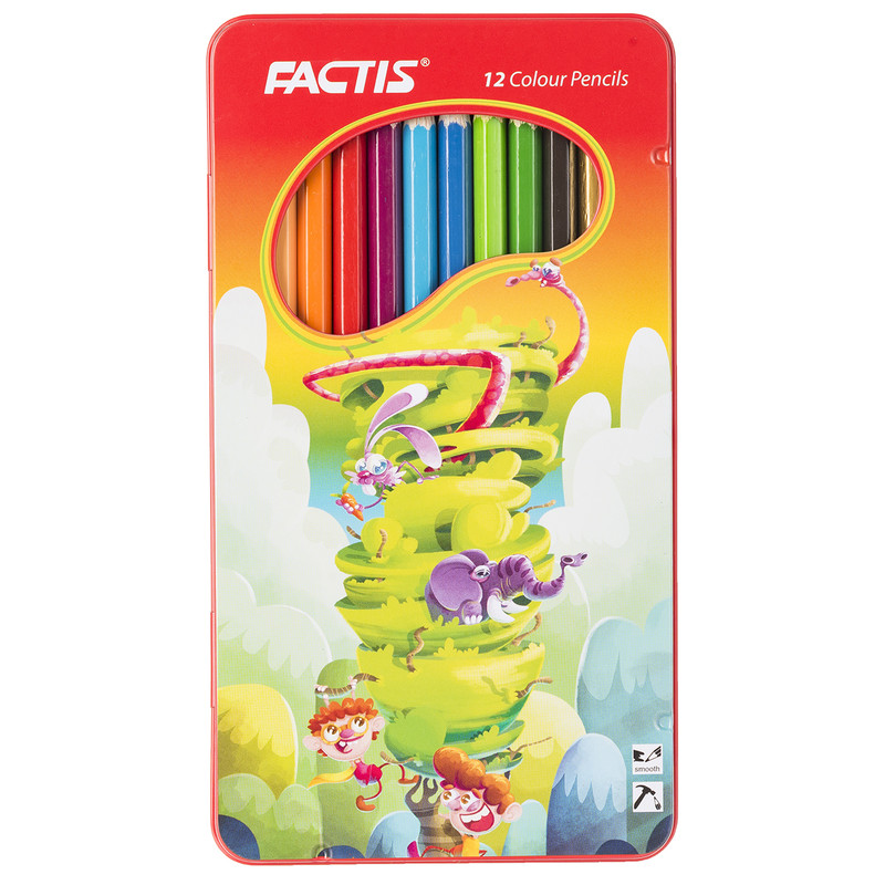 فکتیس - مداد رنگی 12 فلزی