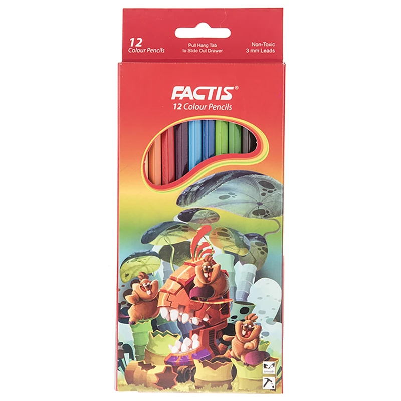 فکتیس - مداد رنگی 12 مقوایی