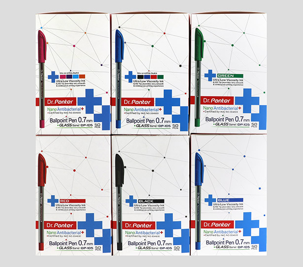 پنتر dp105 - خودکار 7 میل رنگی ک 1200ع