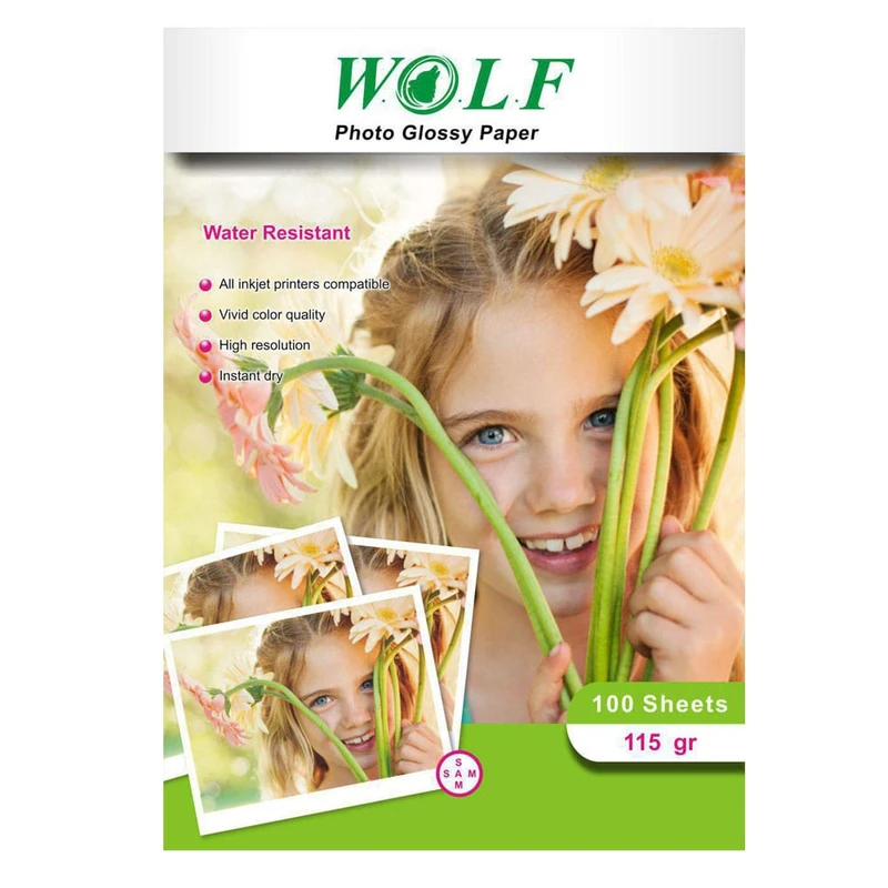 ولف - کاغذ 115 گرم فتوگلاسه A4